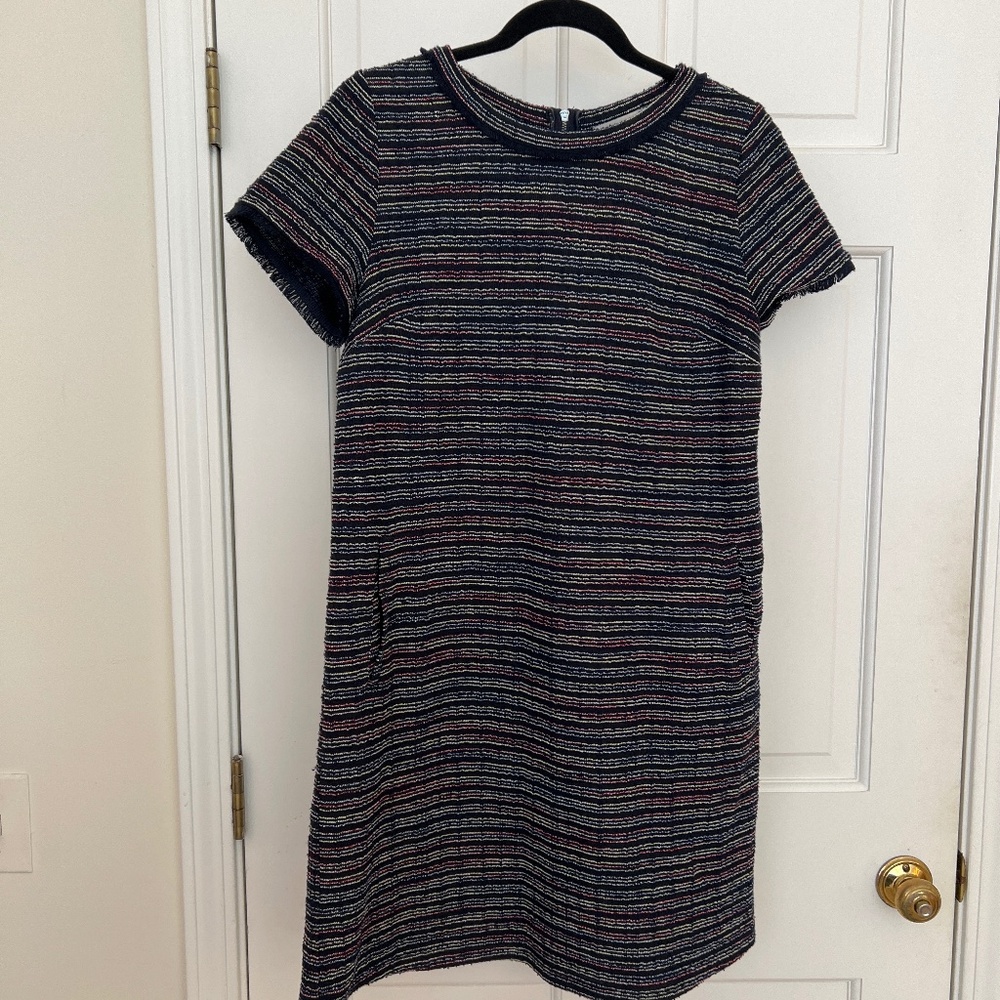 Knit striped dress